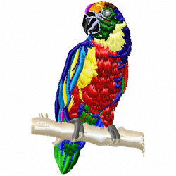 Parrots Embroidery Design 8 Parrots Embroidery Design 8